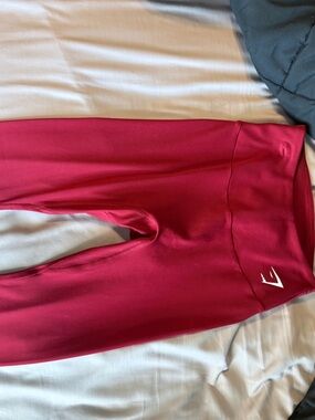 Gymshark “Build Pink” High-Waist Performance Leggings